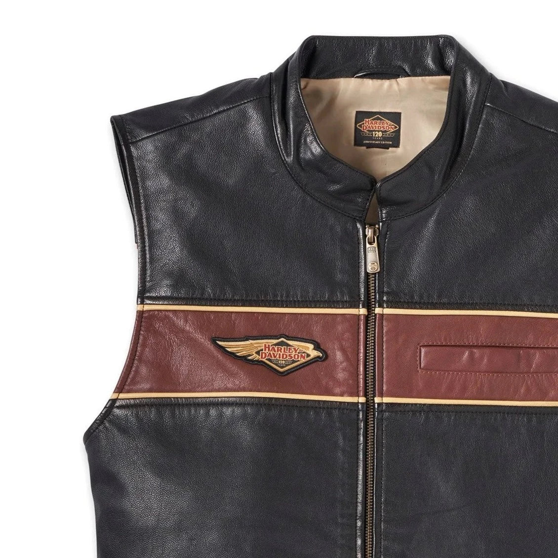 Harley-Davidson 120th Anniversary Leather Vest