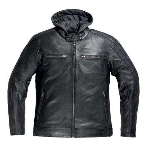 Difi New Orleans Black Leather Jacket