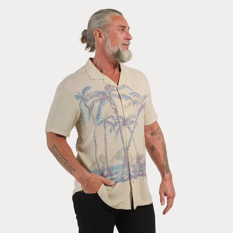 Harley-Davidson Men's Desert Aloha Shirt