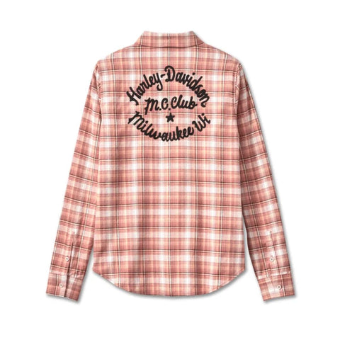 Harley-Davidson Women's Retro Club Crew Flannel Shirt