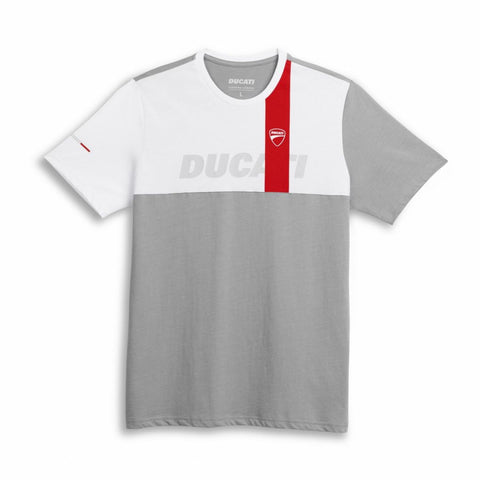 Ducati Color Block T-Shirt - Grey