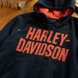 Harley-Davidson Men's Bar Font Zip-Up Hoodie