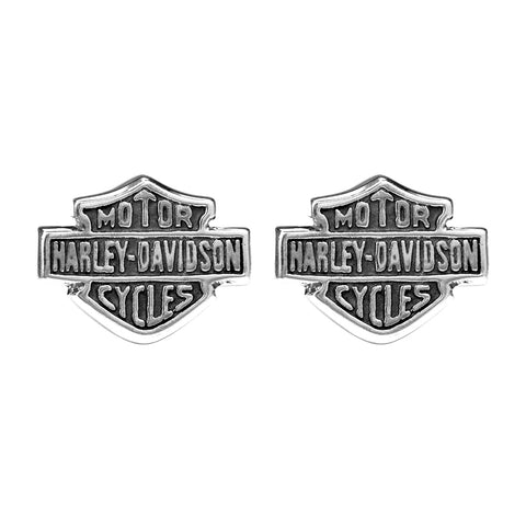 Harley-Davidson Medium Bar & Shield Post Earrings