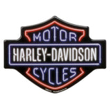 Harley-Davidson Bar & Shield Neon-Look Tin Magnet