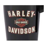 Harley-Davidson Travel Mug, Bar & Shield Double-Wall Stainless Steel w/ Handle (NEW) - HDX-98643