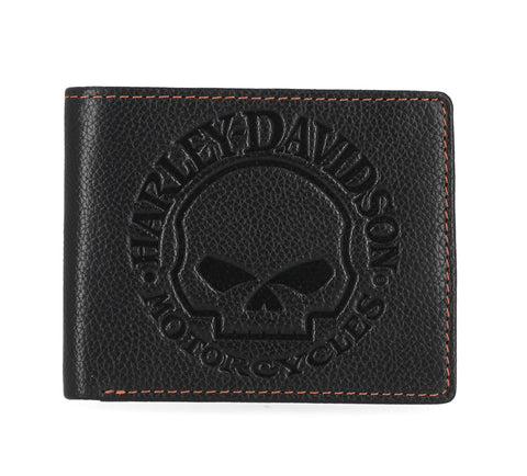 Harley-Davidson Classic Leather Skull Passcase