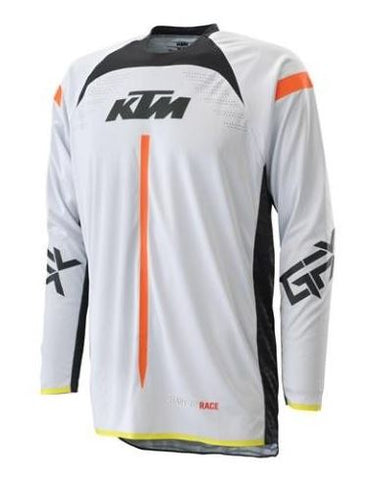 KTM Gravity-FX Long Sleeve Riding T-Shirt - White