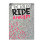 Harley-Davidson Baby Girls Born To Ride Romper