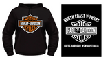 Harley-Davidson X NCVT Men's Bar & Shield Pullover Hoodie - Black - 30293965 (Back Print)