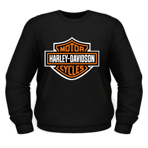 Harley-Davidson X NCVT Men's Bar & Shield Fleece Jumper - Black  - 30293967 (front)
