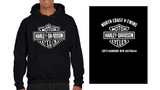 Harley-Davidson X NCVT Men's White Bar & Shield Fleece Hoodie - 30293985 (BACK PRINT)