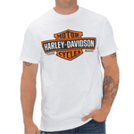NCVT x Harley-Davidson Men's Elongated B&S T-Shirt - White