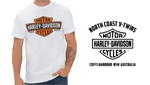 NCVT x Harley-Davidson Men's Elongated B&S T-Shirt - White