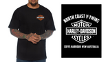 NCVT x Harley-Davidson Men's Left Chest B&S T-Shirt - Black