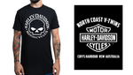 North Coast V-Twins x Harley-Davidson Men's Willie G Outline T-Shirt, 40290917 (back print white)