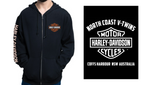 Harley-Davidson X NCVT Men's Bar & Shield Zip Hoodie - 40290930 (back print)