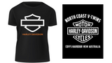 NCVT x Harley-Davidson Men's B&S T-Shirt - Black/White Outline