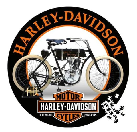 Harley-Davidson® Vintage Motorcycle Round Puzzle - 1000 Pieces - 6044