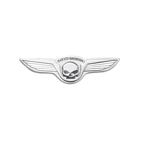 Harley-Davidson Skull with Wings Chrome Medallion - 91723-02