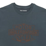 Harley-Davidson Men's Chain Stitch Bar & Shield T-Shirt, 96172-22VM (Front Detail)