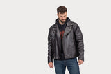 Harley-Davidson Lisbon Debossed Leather Jacket