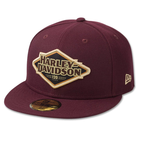 20th Anniversary 59FIFTY Baseball Cap / Hat - Rum Raisin, 97742-23VM (front detail logo)