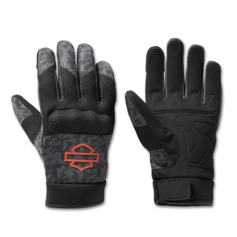 Harley-Davidson Dyna Knit Mesh Gloves - Camo/Black