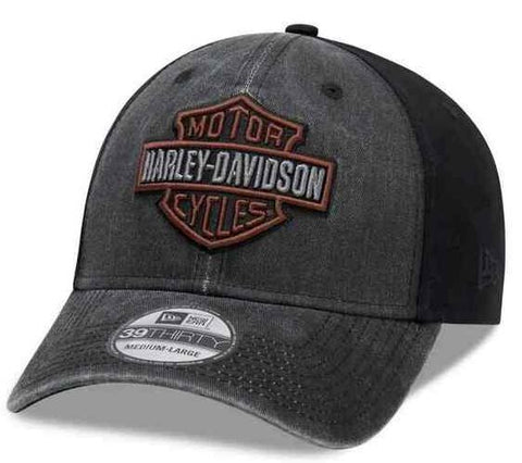 Harley-Davidson Men's Washed Colorblocked 39THIRTY Baseball Cap