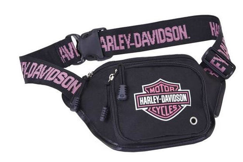 Harley-Davidson Pink Bar & Shield Logo Belt Bag