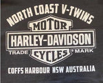 NCVT x Harley-Davidson Men's Long Sleeve Bold B&S - Charcoal/Black Outline
