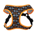 Harley-Davidson® Designer Wrap Adjustable Harness | Bar & Shield® Orange Three Sizes