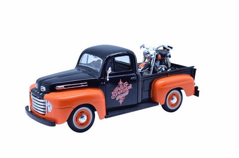 Harley Davidson Ford F-1 Pick Up 48 / Duo Glide 58 - 1:24 - MOD301