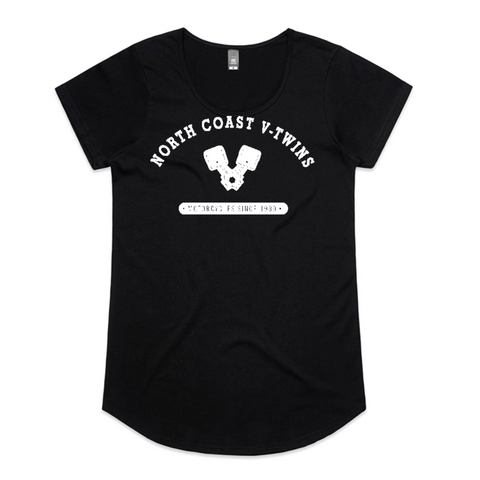 NCVT Women's Retro S/S Shop T-Shirt - Black