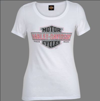 NCVT x Harley-Davidson Women's Multiply T-Shirt - White