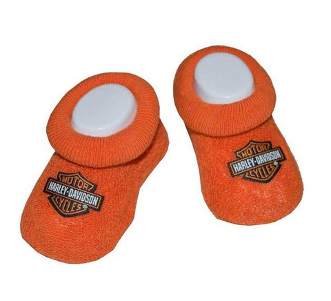Harley-Davidson Baby Boys Boxed Stretch Terry Booties