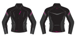 Motodry Siena Women's Motorcycle Jacket - Black/Magent