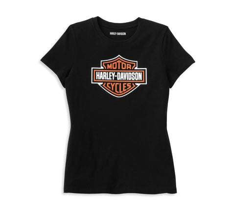 Harley-Davidson Women's B&S Graphic Tee - Black