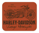 Harley-Davidson® Timeline Mouse Pad - Orange, MO34538.