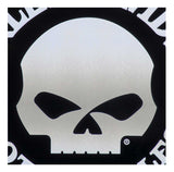 Harley-Davidson Skull Round Tin Sign - HDL-15529 (detail)